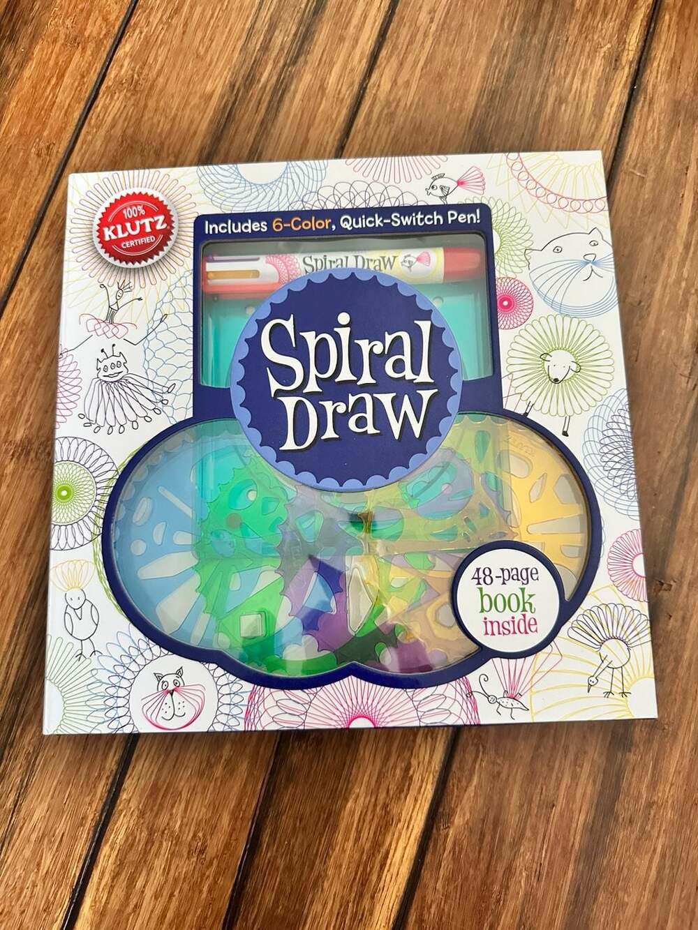 Klutz Spiral Draw Activity Book and Drawing Kit
